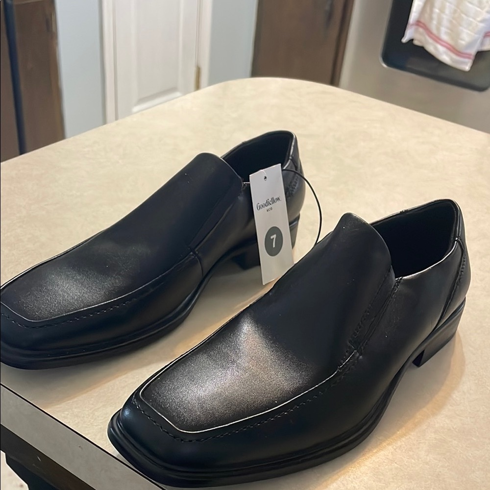 Goodfellow & Co Black Slip-On Loafers with Polished Finish